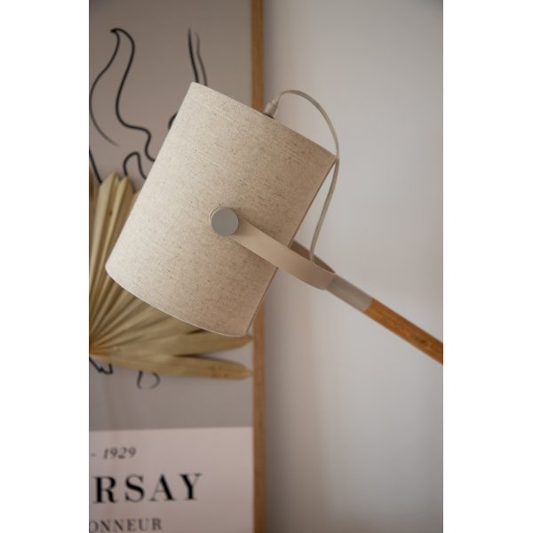 Ruff bordslampa - Beige