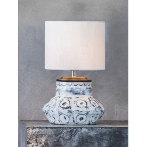 Larry bordslampa - Vit/Offwhite - 38 cm