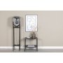 Marbystrand golvlampa - Svart/glas