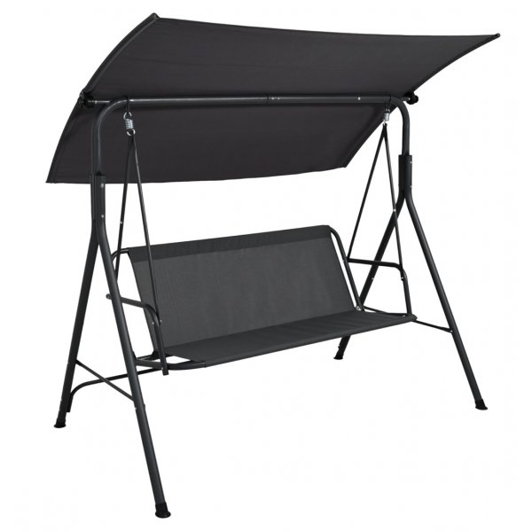 Hammock gunga svart + Textilskydd fr utembler