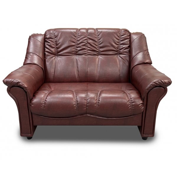 Soffa 2-sits soffa i oxblod - Rom