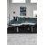 Soli soffbord 85 cm - Vit marmor/svart