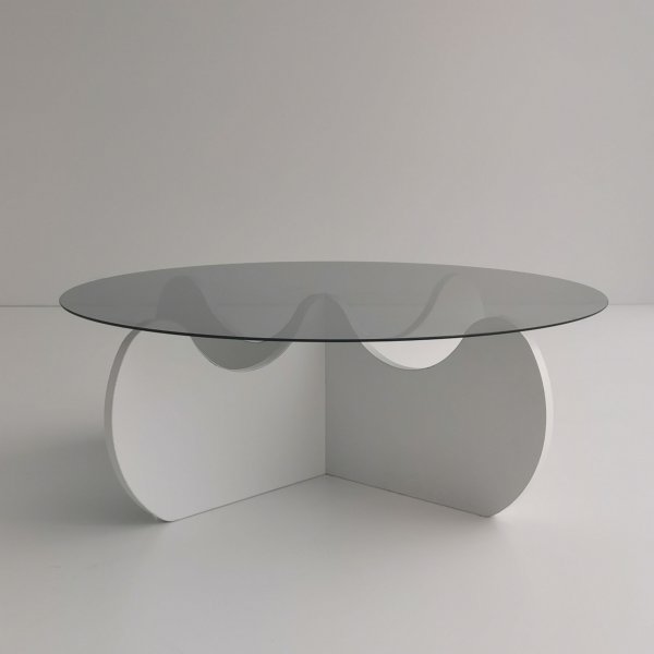 Table basse Himalaya Ø90 cm - Blanc Table basse Himalaya Ø90 cm - Blanc
