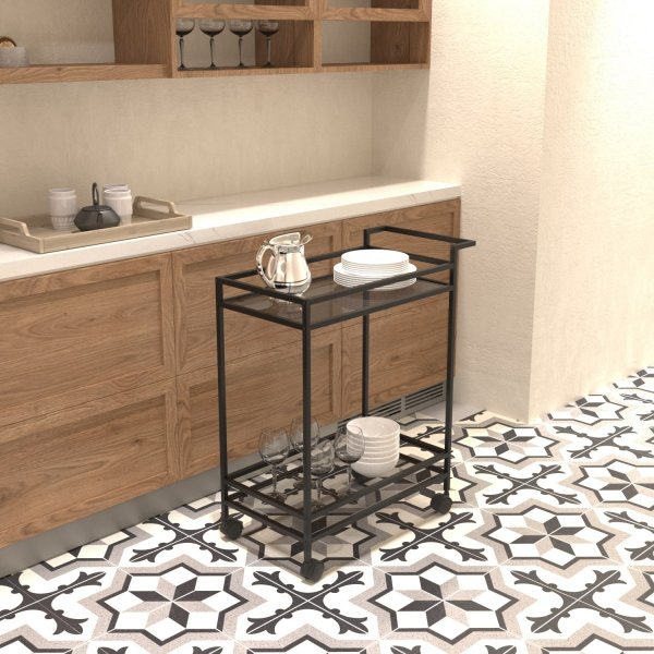 Chariot de service Vortex - Noir Chariot de service Vortex - Noir