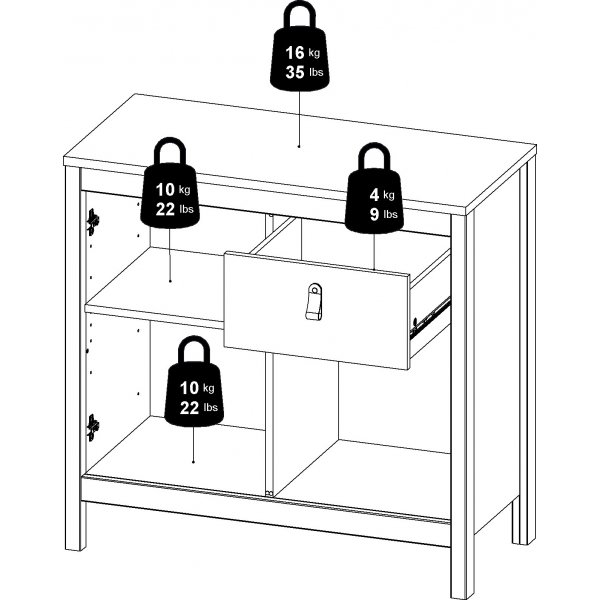Armoire Madrid - Noir Armoire Madrid - Noir