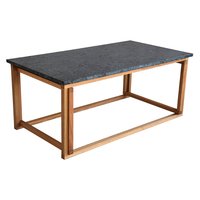Accent soffbord 110 - Svart granit / Oljad ek Accent soffbord 110 - Svart granit / Oljad ek