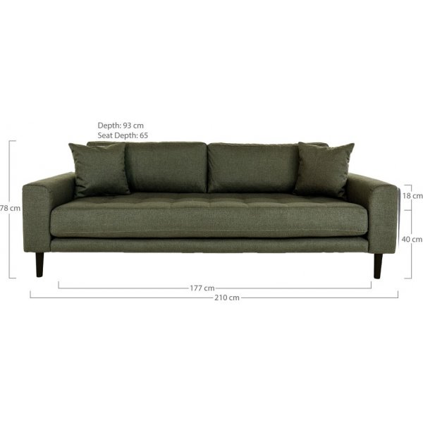 Soffa Lido - Olivgrn