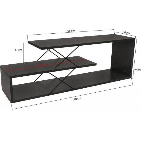 Banc multimédia Zoom - Anthracite Banc multimédia Zoom - Anthracite