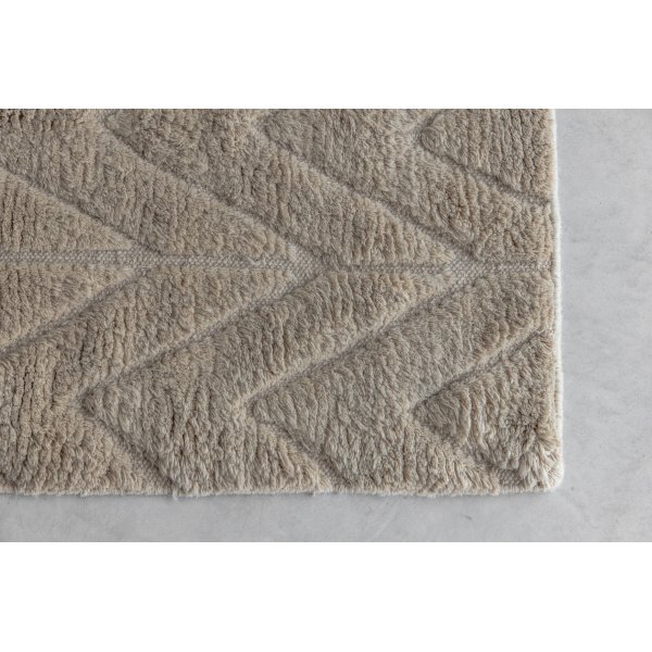 Zoë wollen vloerkleed - Beige Zoë wollen vloerkleed - Beige
