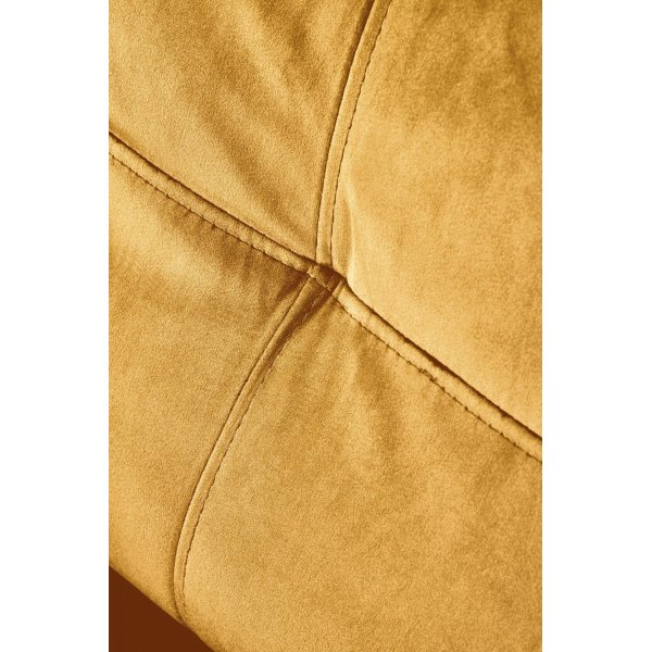 Gunvor reclinerftlj i gul sammet