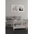 Table basse Madrid 81 x 81 cm - Blanc