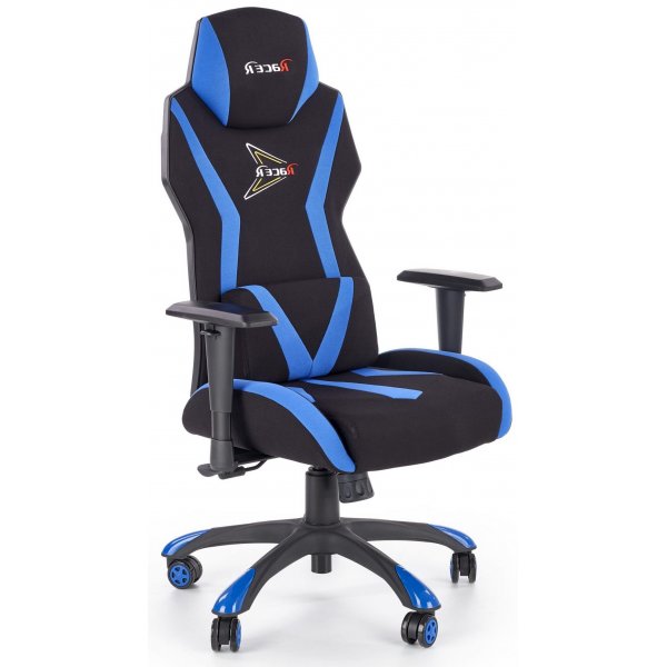 Ruben gamingstol - Svart/bl