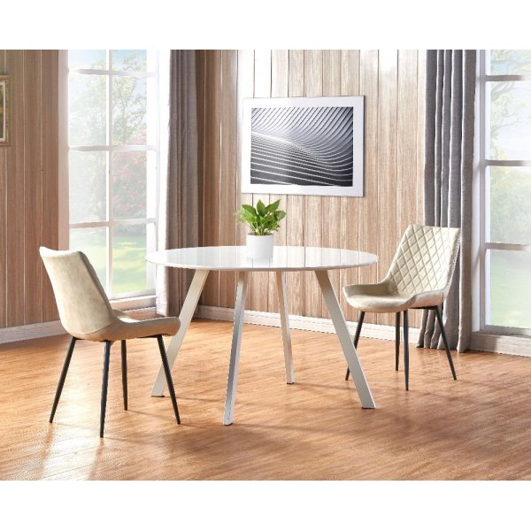 Muriel runt matbord 120 cm - Vit Muriel runt matbord 120 cm - Vit