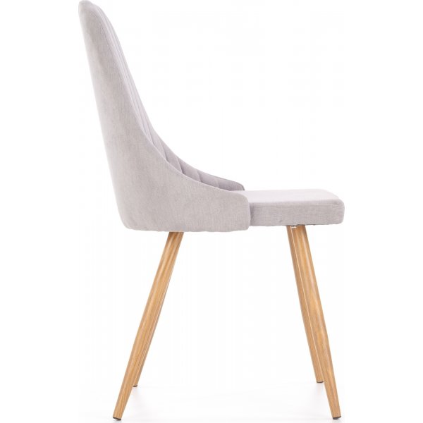 Stoel Jeremy - Greige & Eiken look Stoel Jeremy - Greige & Eiken look