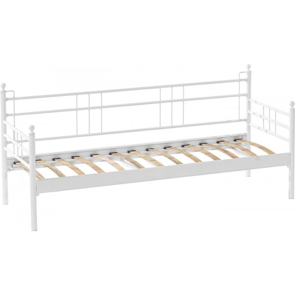 Manyas 3-sits utesoffa - Vit/antracit + Textilrengring fr mbler