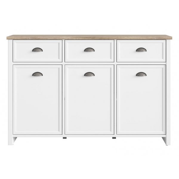 Ingatorp sideboard - Ek/vit