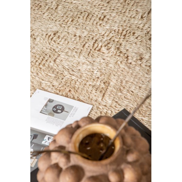 Yoko wollen vloerkleed - Beige Yoko wollen vloerkleed - Beige