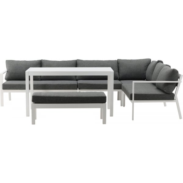 Groupe de canapés d'angle Ramos - Noir Groupe de canapés d'angle Ramos - Noir