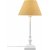 Lampe de table Lisa - Blanc/ocre - 45 cm