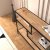 Table en relief Hernes 100 x 28 cm - Chne/noir