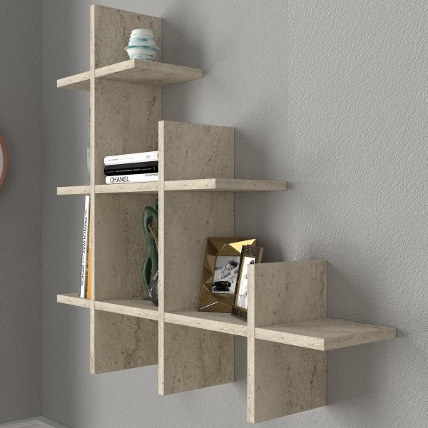 Juke wandplank - Travertijn Juke wandplank - Travertijn