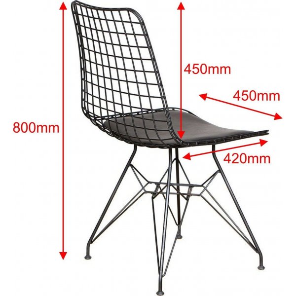 Kafka stolset, 2 st - Svart Kafka stolset, 2 st - Svart