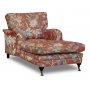 Howard Spirit divanfauteuil in gebloemde stof - Eden Parrot Terracotta