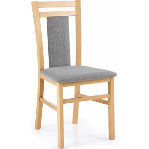 2 st Amalia matstol - Ek/grå - Klädda & stoppade stolar