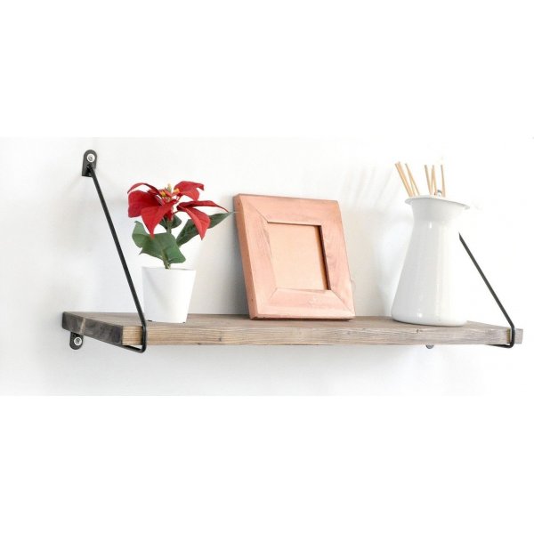 Walter wandplank 38 - Walnoot/zwart