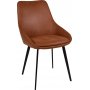 Chaise de salle  manger Louis - Marron