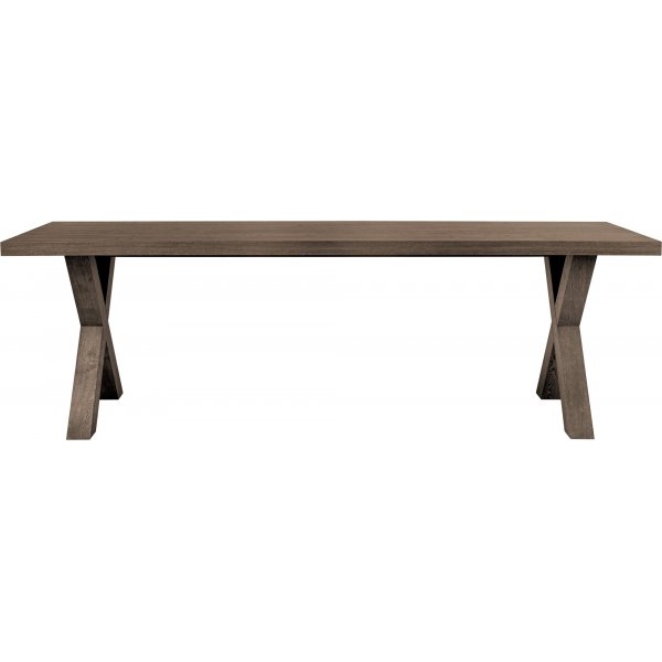 Zion matbord 240 x 100 cm - Oljad grå ekfaner Zion matbord 240 x 100 cm - Oljad grå ekfaner