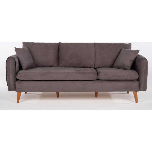 Canapé 3 places Sofia - Anthracite Canapé 3 places Sofia - Anthracite