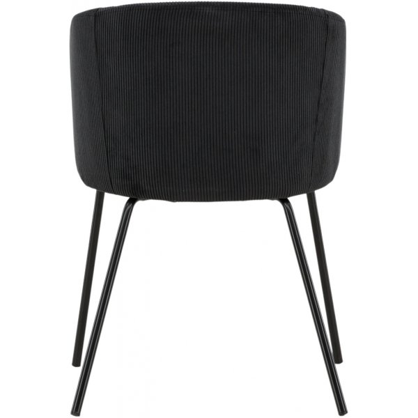 Berit matstol - Svart manchester Berit matstol - Svart manchester