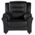 Fauteuil Lotas en PU noir COPY