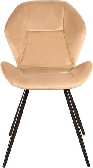 Ginger matstol - Beige sammet