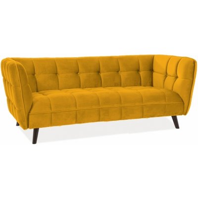 Renae 3- sits soffa - Orange sammet