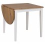 Brisbane matbord - 75-115 cm - Vit/ek