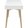 Tess skrivbord 120x60 cm - Vit