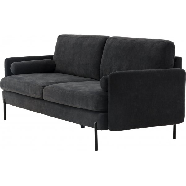 Antibes 2-sits soffa - Svart/Mörkgrå Antibes 2-sits soffa - Svart/Mörkgrå