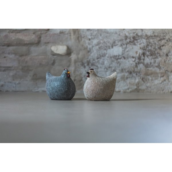 Höna dekoration 20 x 15 x 17 cm - Svart Höna dekoration 20 x 15 x 17 cm - Svart