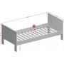 Alba sng 90 x 200 cm - Vit