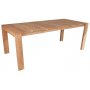 Utegrupp: 8 stolar och teakbord 210 x 90 cm