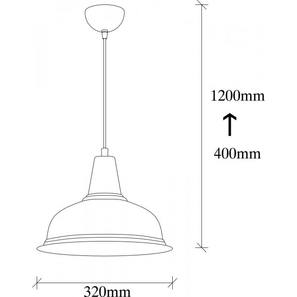 Berkeley taklampa 218-S - Svart Berkeley taklampa 218-S - Svart