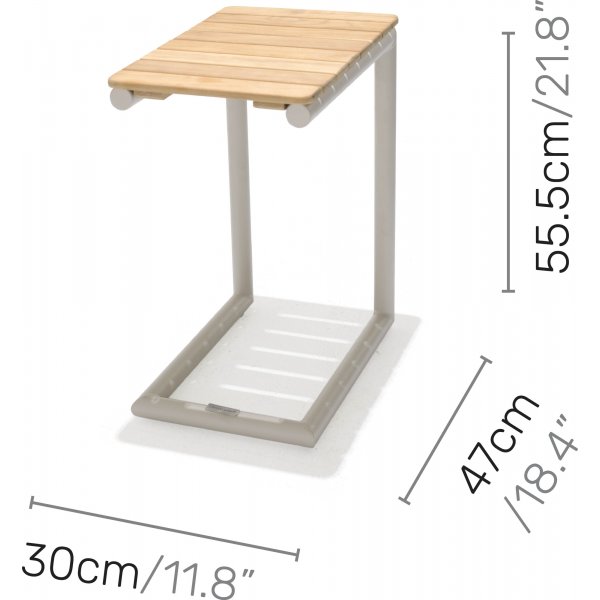 Portals lounge groep 4 - Wit/teak Portals lounge groep 4 - Wit/teak