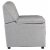 Fauteuil Vera en tissu gris