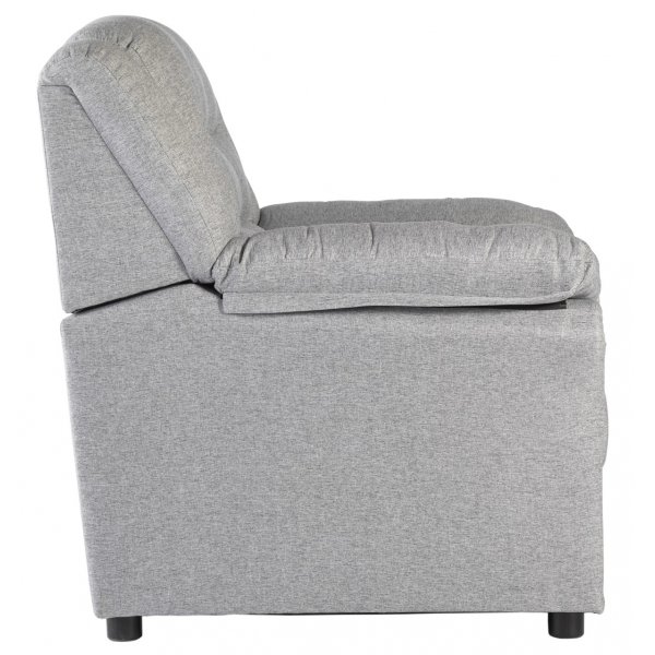 Vera fåtölj i grått tyg Vera fåtölj i grått tyg