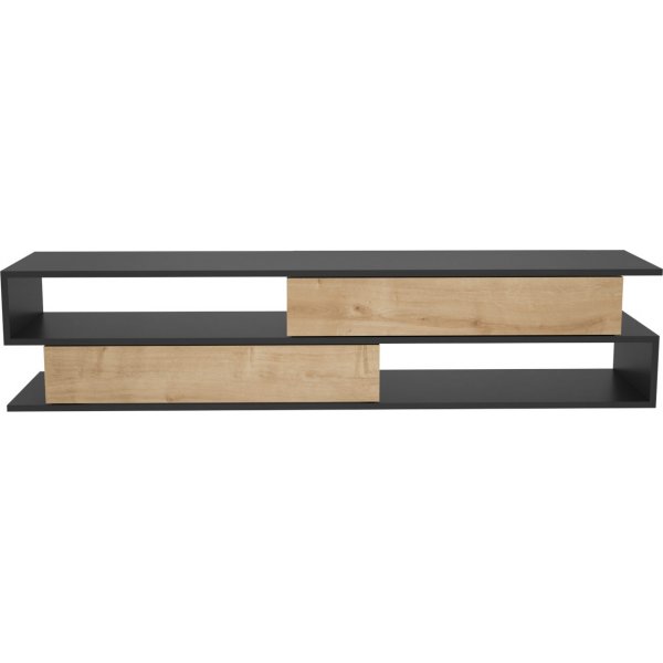 Banc multimdia Cortez - Anthracite/chne
