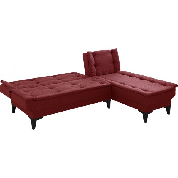 Santo divanbäddsoffa - Vinröd Santo divanbäddsoffa - Vinröd