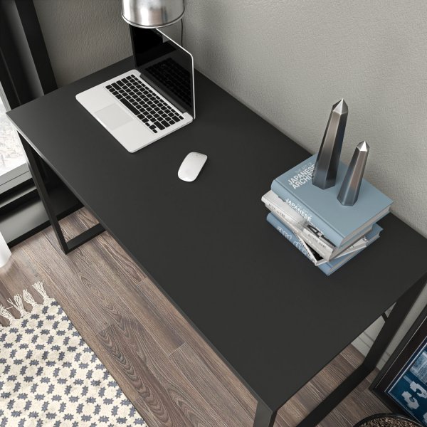 Bureau Layton 120 x 60 cm - Noir/anthracite Bureau Layton 120 x 60 cm - Noir/anthracite