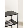 Georgetown sidobord 30 x 80 cm - Svart